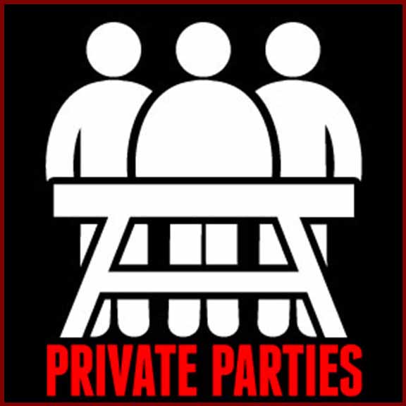 Private Parties - Click for details!